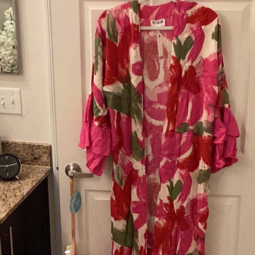 Anthropologie full length caftan top